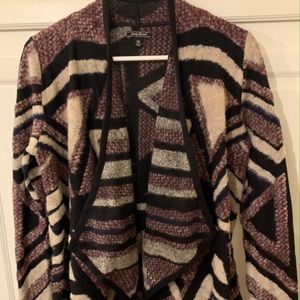Lucky Brand Multi Color Cardigan flare swt Sz xs